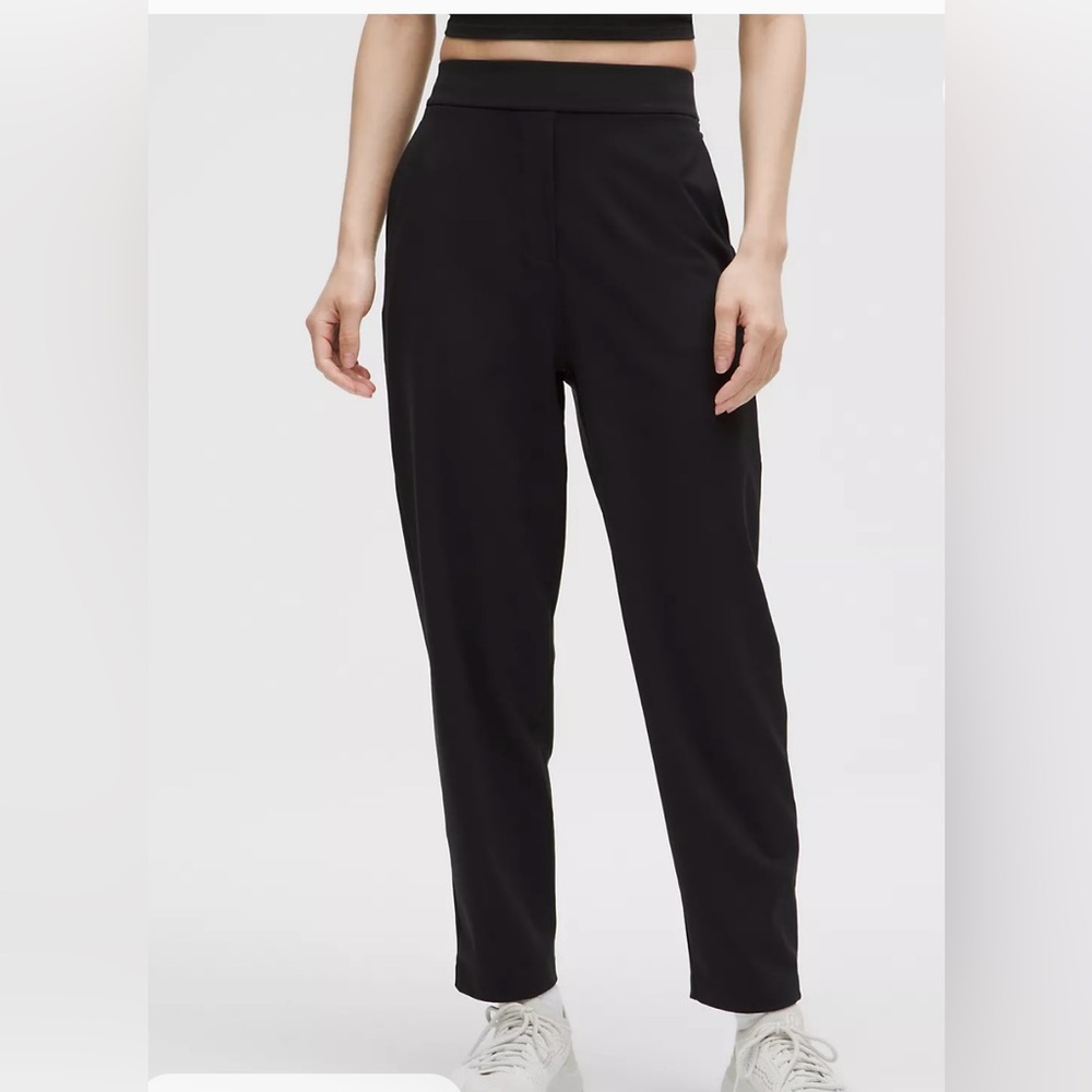 Lululemon Daydrift Trousers - Black Women's Tailored High-Waist Pants